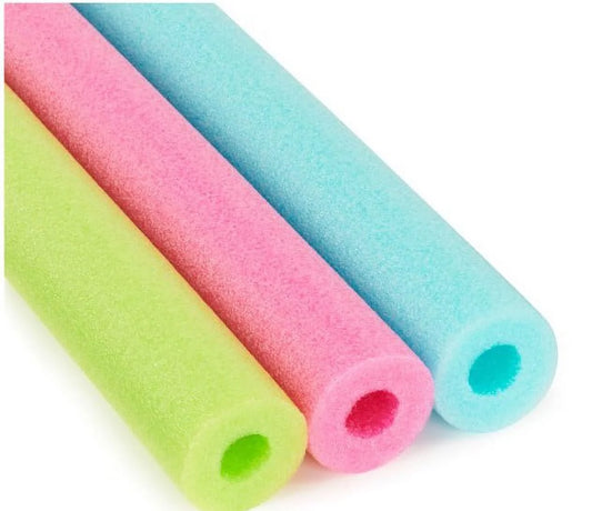 (2 Pack)  Super Foam Swimming Pool Noodle (Sold as Single Unit), Boys & Girls Ages 5+, Three Color Options